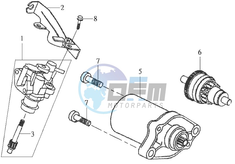 STARTER / OILPUMP