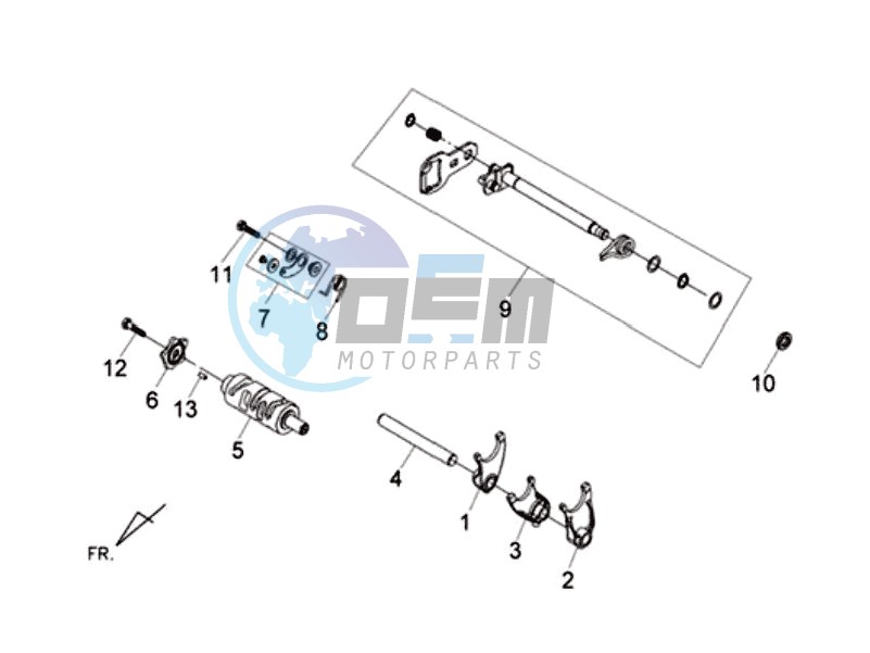 GEAR AXLE