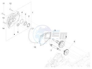 GTS 300 SUPER HPE-TECH 4T 4V IE ABS E4 (EMEA) drawing Reduction unit