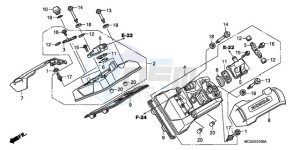 ST1300A9 France - (F / ABS CMF MME) drawing CYLINDER HEAD COVER