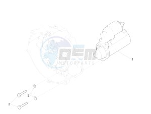 V9 Bobber 850 (EMEA) drawing Starter / Electric starter