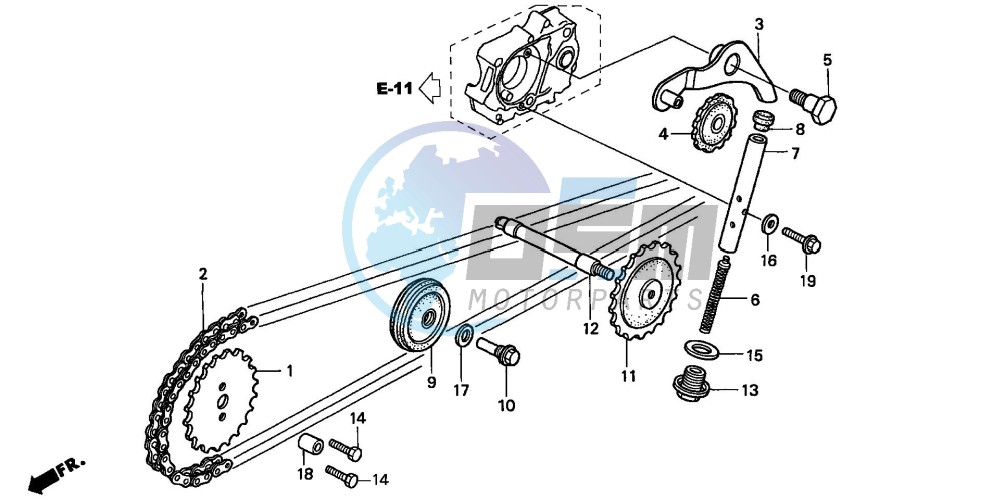 CAM CHAIN/TENSIONER