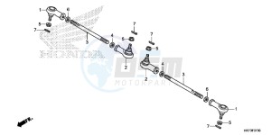 TRX420FA5G TRX420F Europe Direct - (ED) drawing TIE ROD