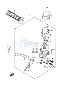 LT-Z90 drawing RH HANDLE LEVER