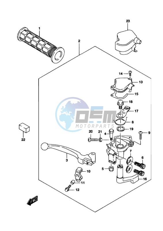 RH HANDLE LEVER