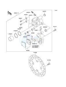 KVF 360 A [PARAIRIE 360 4X4] (A1-A3) PRAIRIE 360 4X4] drawing FRONT BRAKE-- A1- -