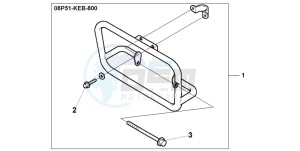 CMX250C REBEL drawing ENGINE GUARD