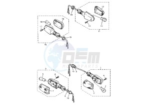 XJ S DIVERSION 900 drawing FLASHER LIGHT