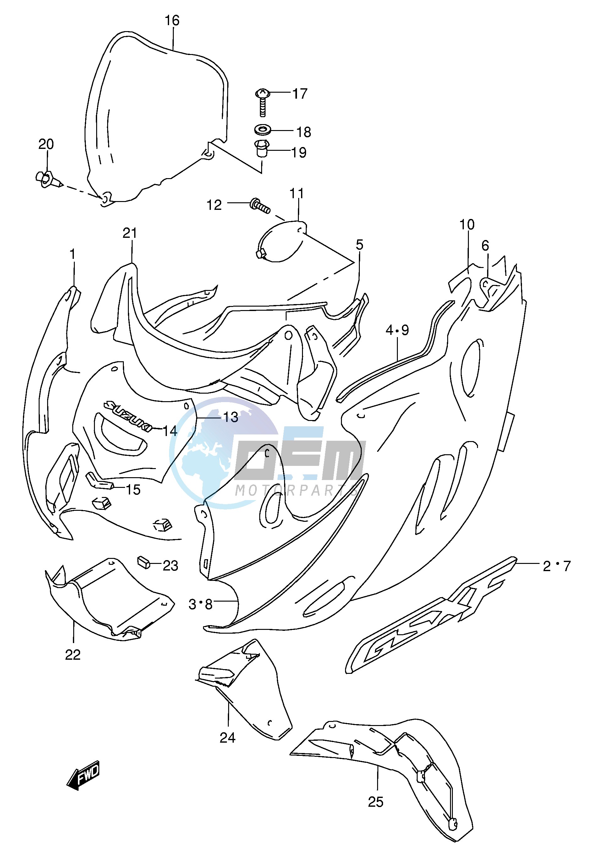 COWLING BODY (MODEL Y)