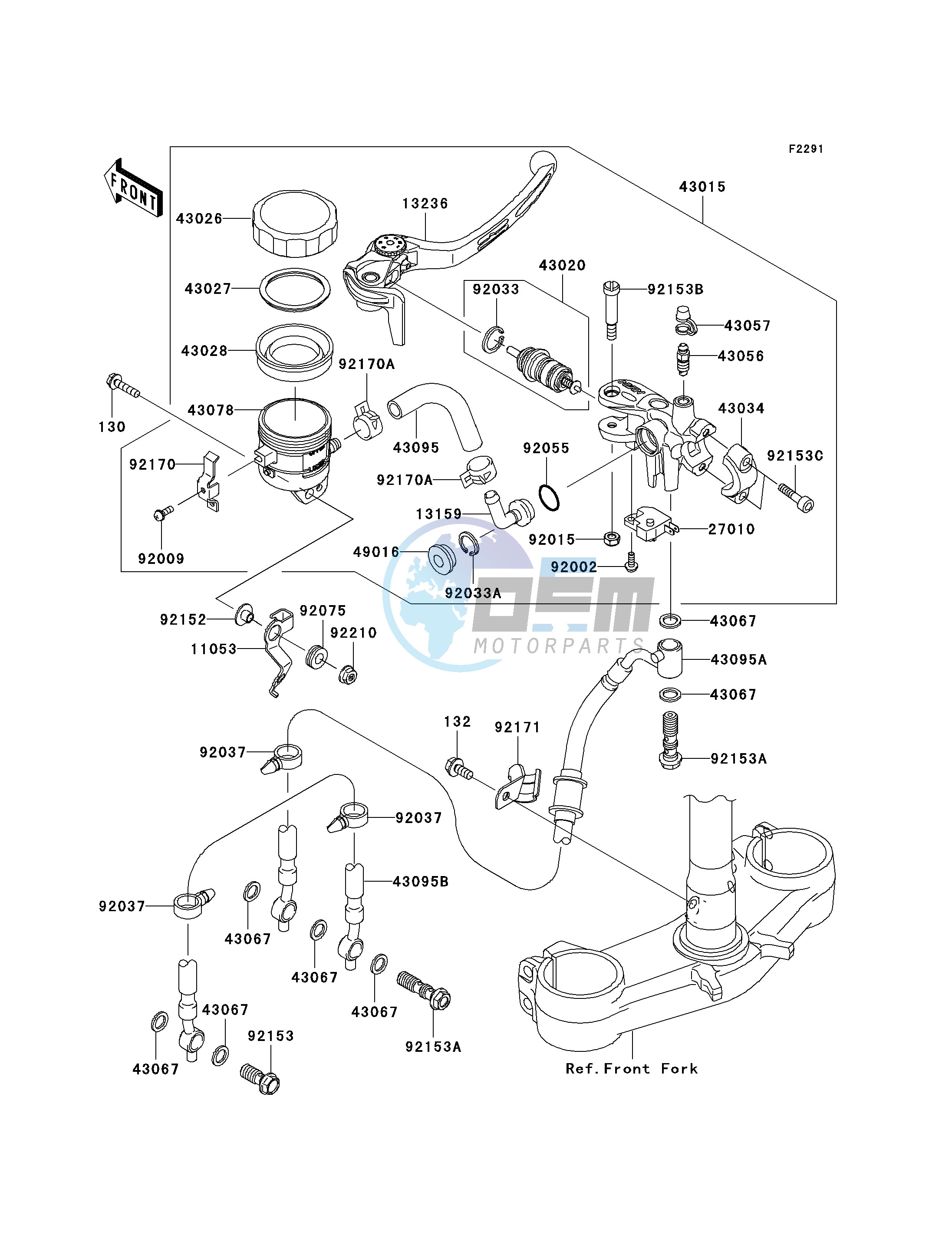 FRONT MASTER CYLINDER