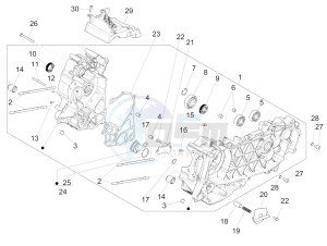 MEDLEY 125 4T IE ABS E3, E4 (APAC) drawing Crankcase