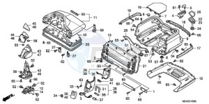 GL1800A UK - (E / MKH) drawing TRUNK BOX