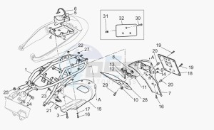 V 11 1100 Le Mans Le Mans drawing Rear frame-number plate holder