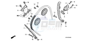 CB1000RC drawing CAM CHAIN/ TENSIONER