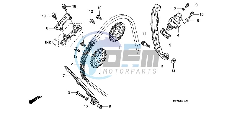 CAM CHAIN/ TENSIONER