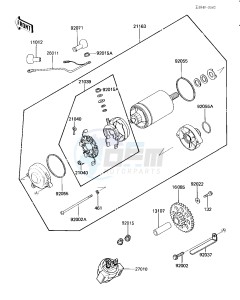 ZL 1000 A [ZL1000 ELIMINATOR] (A1) drawing STARTER MOTOR