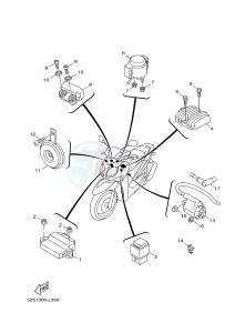 HW151 XENTER 150 (52S3) drawing ELECTRICAL 1