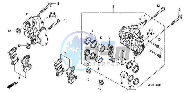 FRONT BRAKE CALIPER