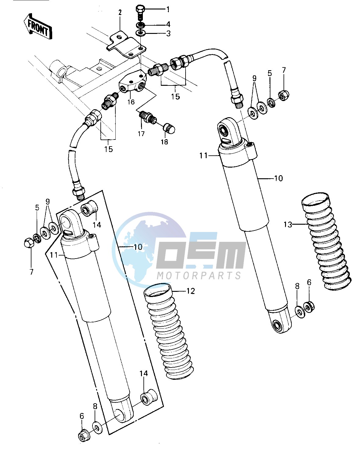 SHOCK ABSORBERS -- KZ1300-A3- -