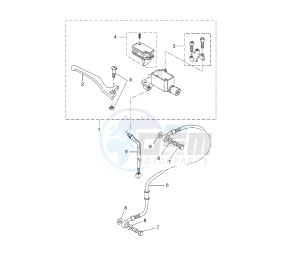 YN NEO'S 50 drawing FRONT MASTER CYLINDER