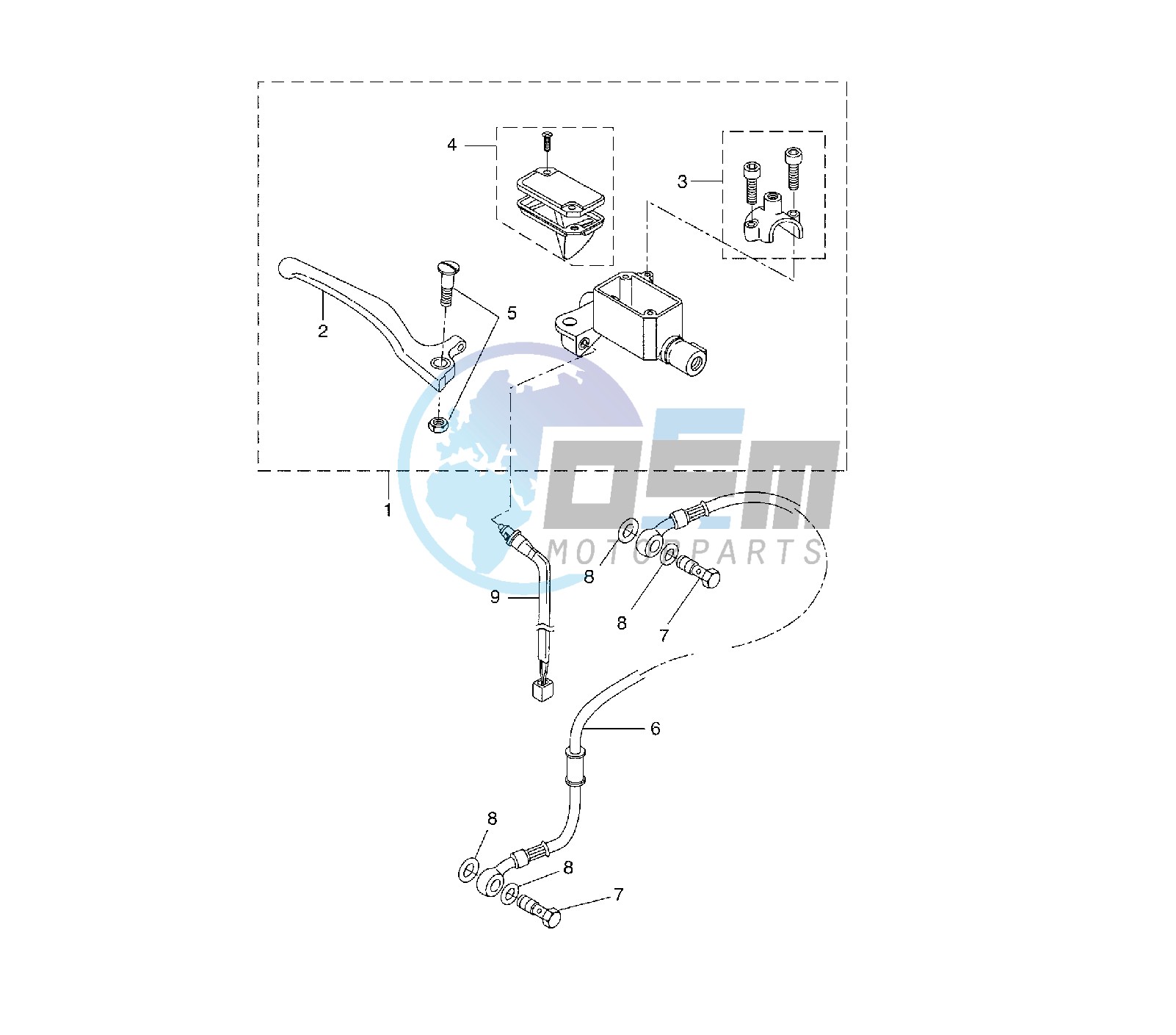 FRONT MASTER CYLINDER