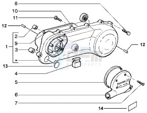 Runner 50 Poggiali drawing Transmission cover