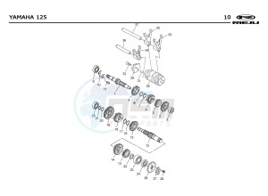 RS2 NAKED PRO 125 drawing T10  GEARS