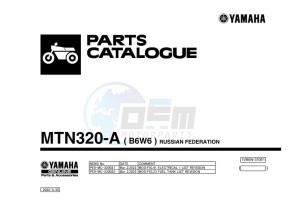 MT-03 MTN320-A (B6W6) drawing Infopage-1