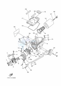 YFZ450R (BKDD) drawing INTAKE