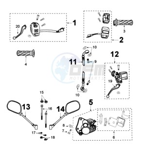 VIVA 3 L 4T SPORTLINE drawing BRAKE SYSTEM