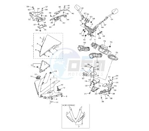 YZF R1 1000 drawing COWLING 1