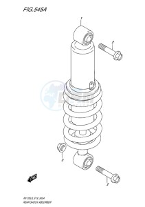 RV125 VAN VAN EU drawing REAR SHOCK ABSORBER