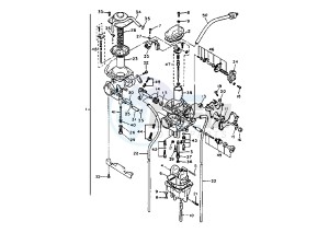 TT E 600 drawing CARBURETOR