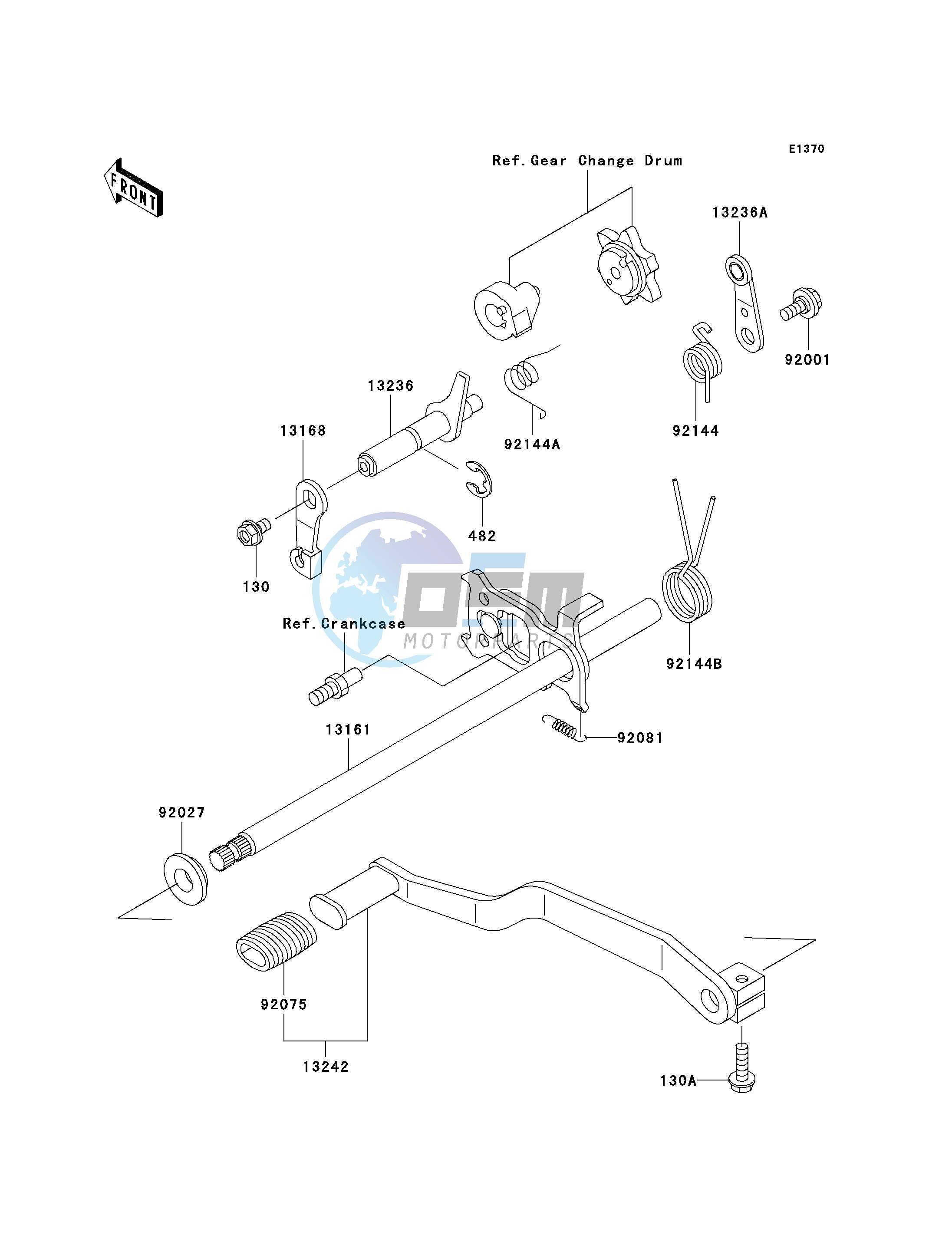 GEAR CHANGE MECHANISM