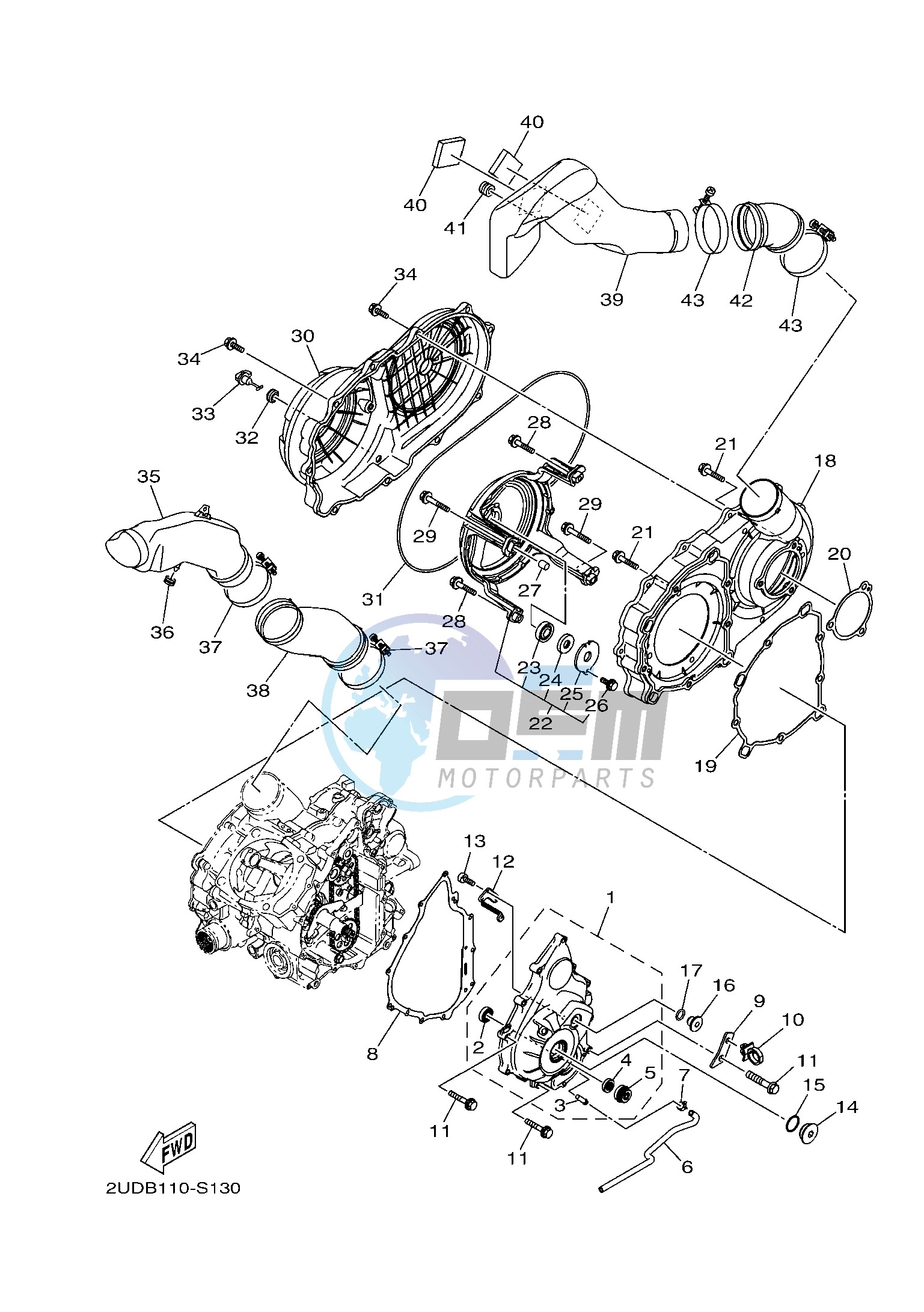 CRANKCASE COVER 1