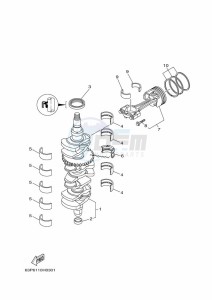 FL150AET1X drawing CRANKSHAFT--PISTON