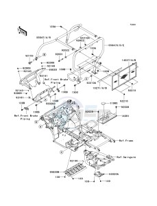 KAF 400 B [MULE 600] (B6F-B9F) B6F drawing GUARDS_CAB FRAME