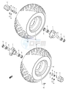 LT-A50 (P3-P28) drawing FRONT WHEEL