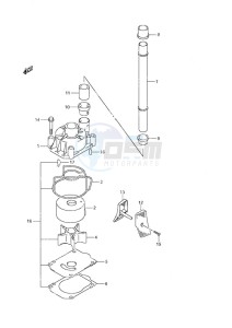 DF 250 drawing Water Pump