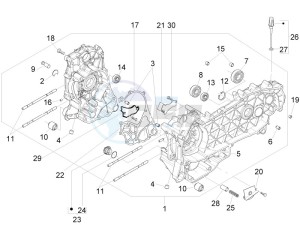 Liberty 125 4t ptt (SL) SL drawing Crankcase