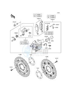 ER-6N ER650EFF XX (EU ME A(FRICA) drawing Front Brake