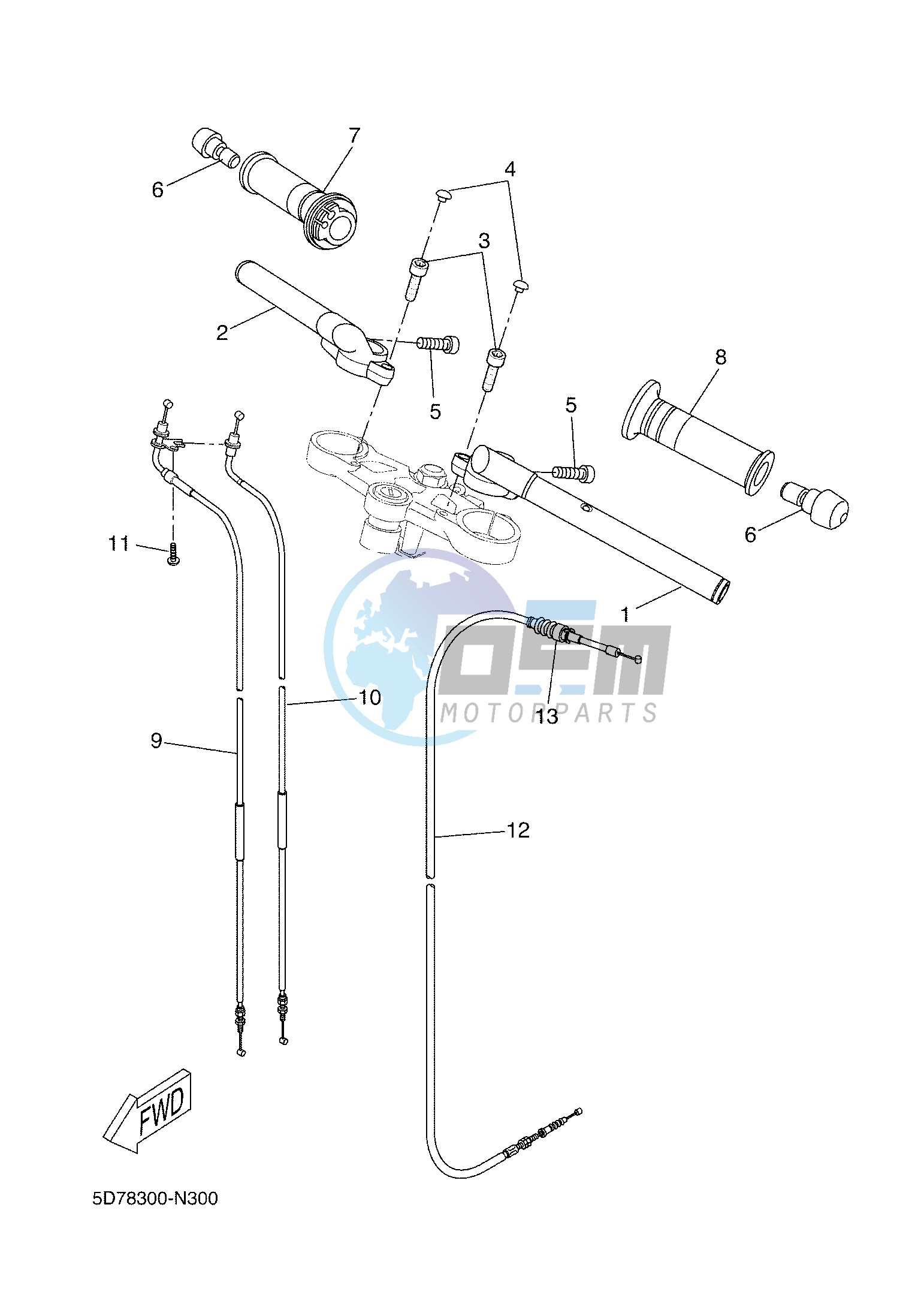 STEERING HANDLE & CABLE