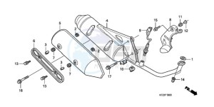 PES1509 Europe Direct - (ED / 2ED) drawing EXHAUST MUFFLER