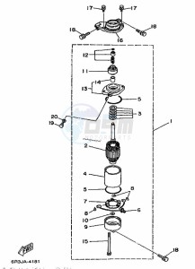 L150F drawing STARTER-MOTOR