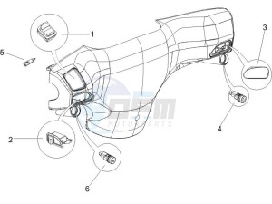 Zip 50 4T drawing Selectors - Switches - Buttons