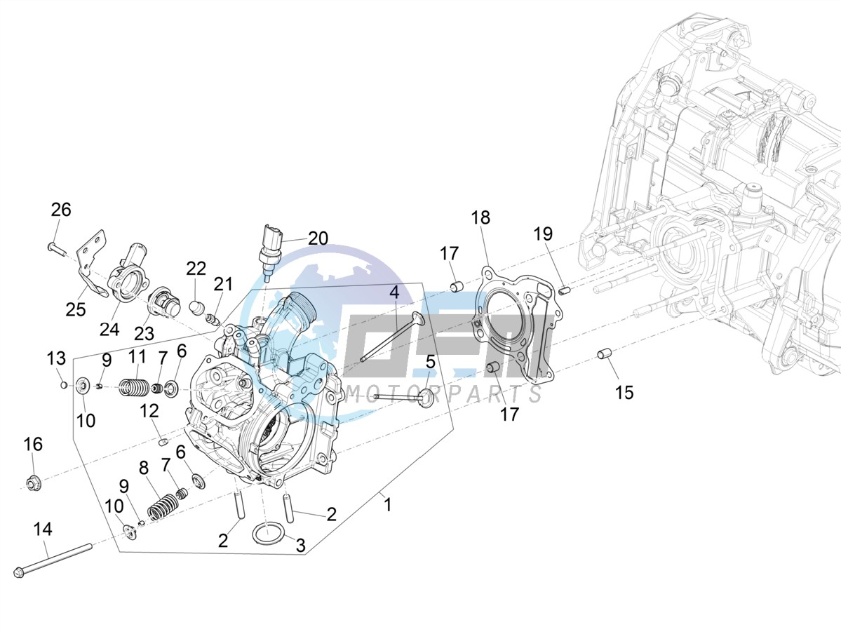 Cylinder head unit - Valve