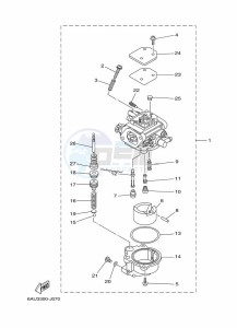 FT9-9GEPL drawing CARBURETOR