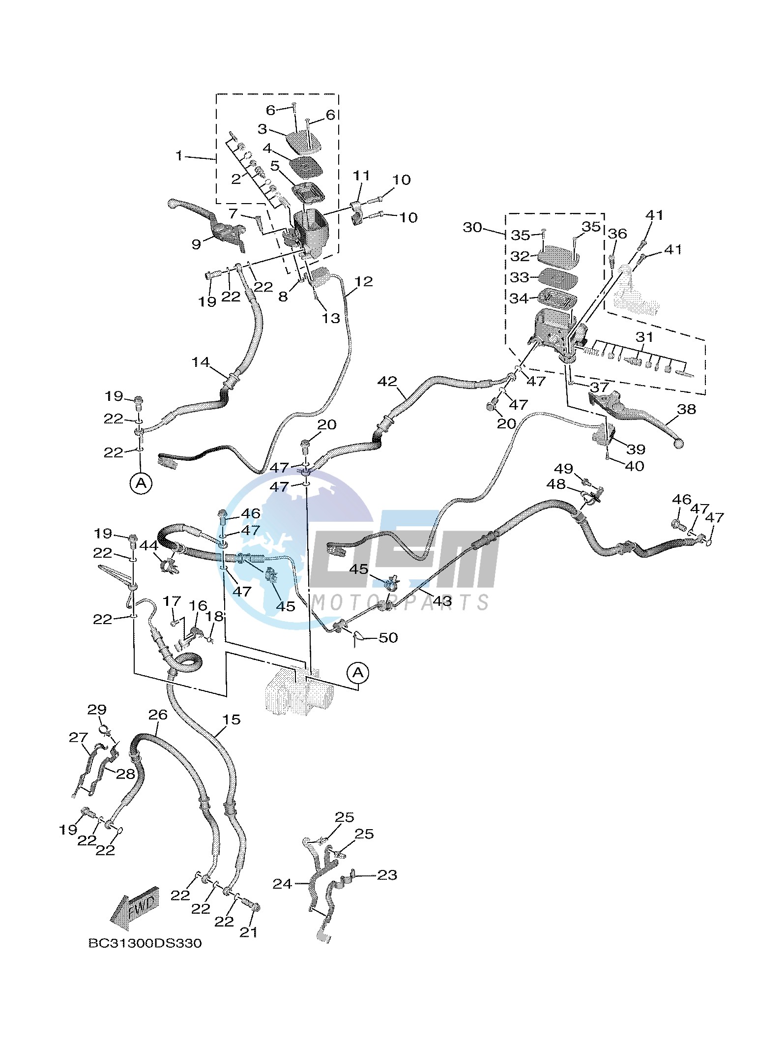 FRONT MASTER CYLINDER