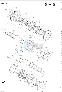 GSX500E (E39) drawing TRANSMISSION