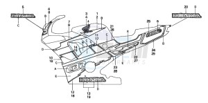 CBR600SE drawing STRIPE (CBR600F2P)